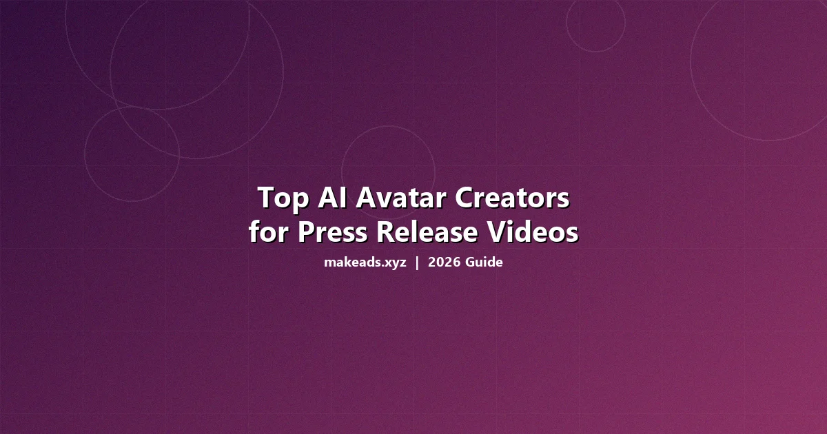 AI avatar platforms compared for corporate press release video production