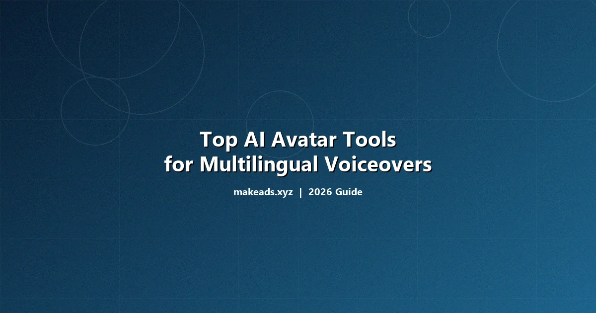Comparison of AI avatar multilingual voiceover capabilities for global video marketing