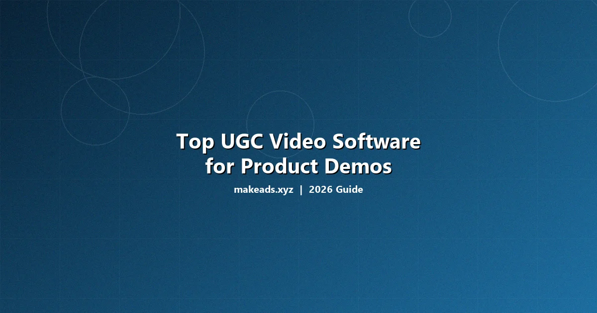 AI-generated UGC-style product demo video being created using top video software in 2026